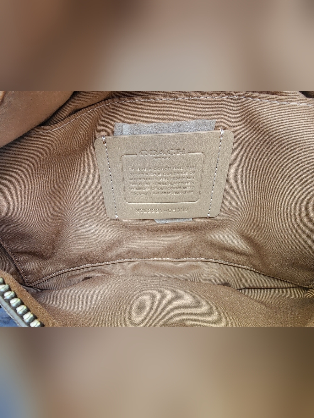 ✨️NWOT✨️ Coach Warren Belt Bag, Chalk & Brown, 2022, $378 MSRP - Picture 9 of 11